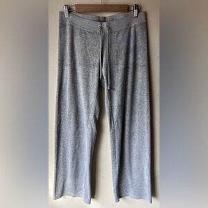 Vintage Juicy Couture Gray Terry Track Pants Y2K size Medium